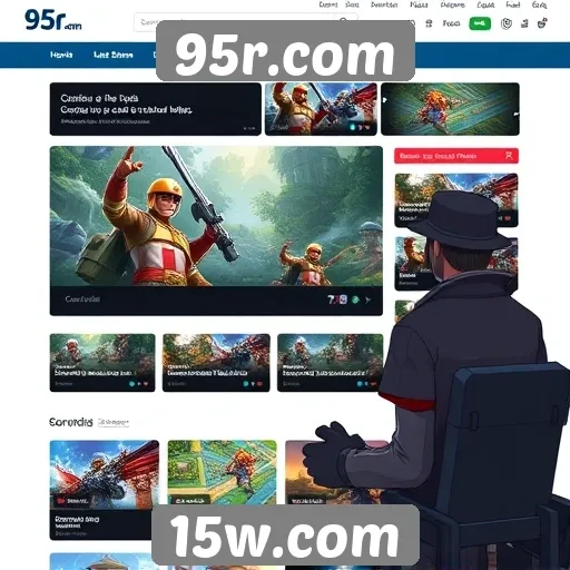 Popularidade crescente do site 95r.com entre gamers